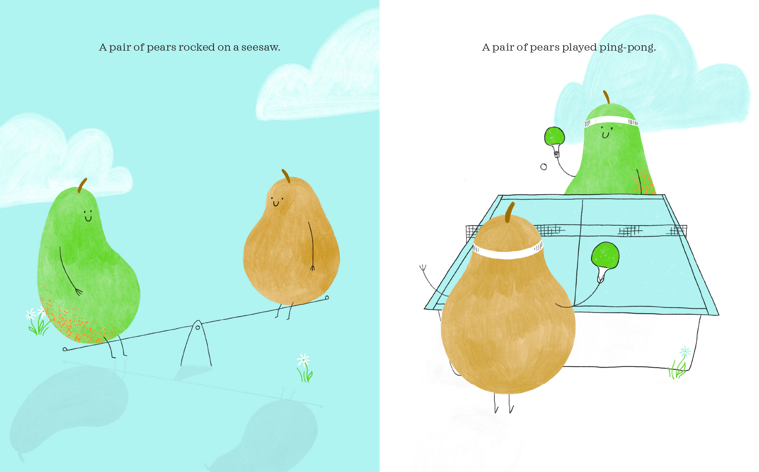 A Pair of Pears and an Orange Picture Book